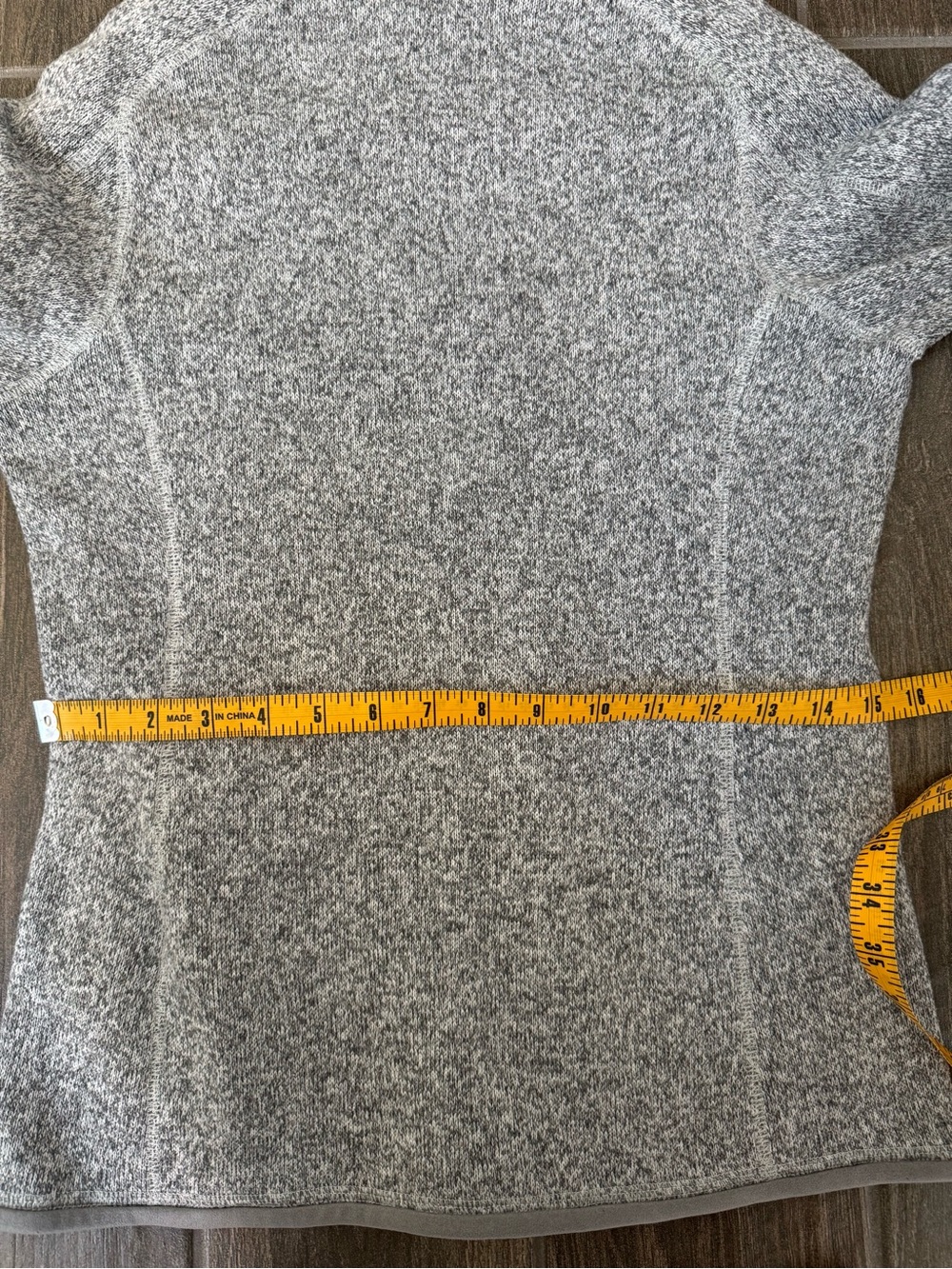 Patagonia Better Sweater Full Zip Fleece Jacket Birch White / Grey - Picture 9 of 10